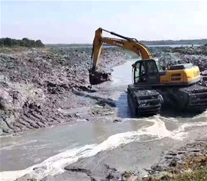 河道清淤挖掘機